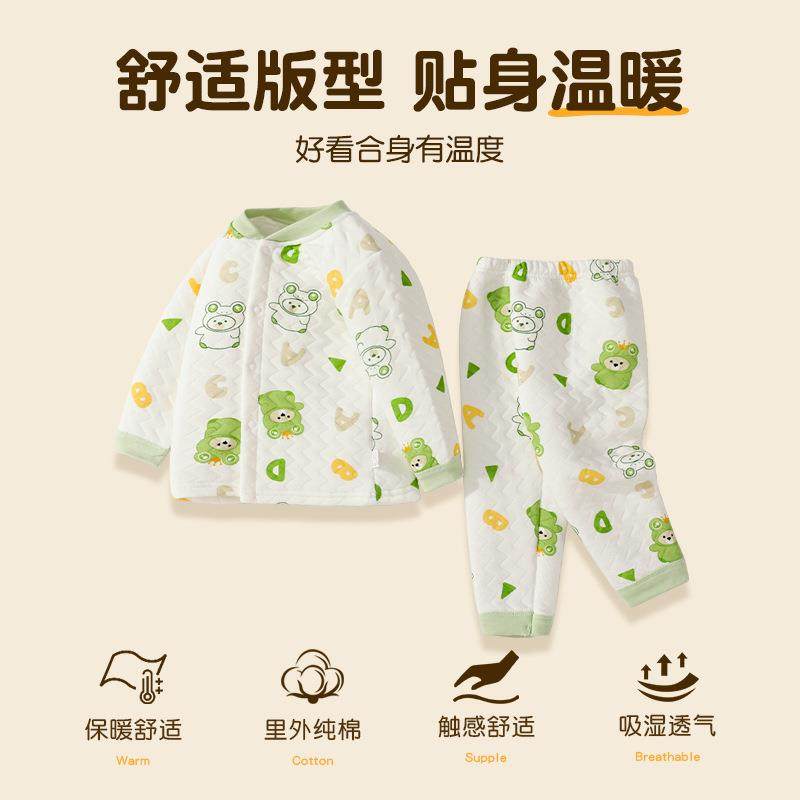 2478秋冬新款宝宝棉服套装男女童棉衣棉裤婴儿纯棉保暖衣夹棉居家,童装/婴儿装/亲子装,家居服套装,淘宝优惠券,粉丝福利购,淘宝优惠卷