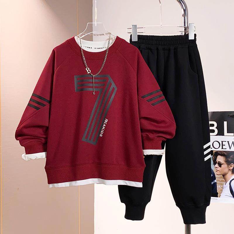 男童新款秋卫衣套装2025儿童宽松休闲裤两件套中大童时尚洋气童装,童装/婴儿装/亲子装,儿童运动套装,淘宝优惠券,粉丝福利购,淘宝优惠卷