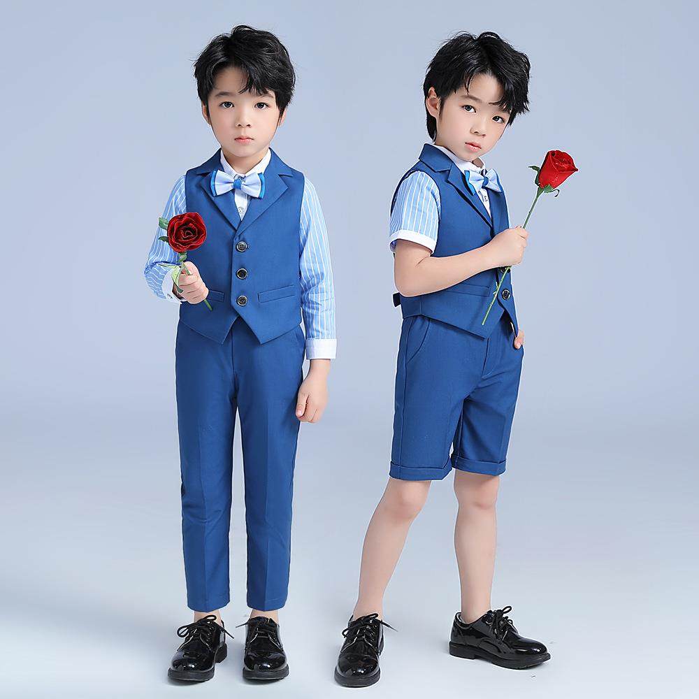 儿童礼服2025春装新款韩版条纹背带裤套装男童花童婚礼主持演出服,童装/婴儿装/亲子装,儿童运动套装,淘宝优惠券,粉丝福利购,淘宝优惠卷