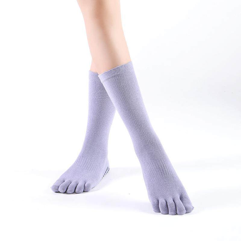 【厂家直供】新秋冬中筒瑜伽袜子女士高筒分趾棉袜保暖防滑五指袜,女士内衣/男士内衣/家居服,连裤袜/打底袜,淘宝优惠券,粉丝福利购,淘宝优惠卷