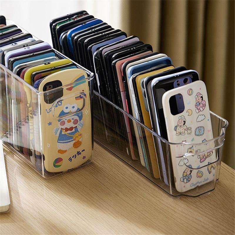 手机壳收纳盒ins宿舍学生杂物整理盒透明桌面口红化妆品收纳神器,收纳整理,首饰盒,淘宝优惠券,粉丝福利购,淘宝优惠卷