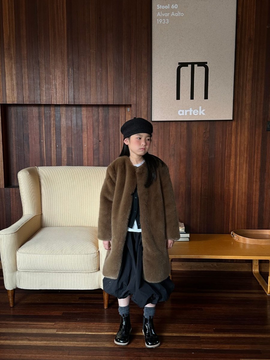 k2kids/设计品牌 JIN口环保皮草不掉毛加绒里衬外套,童装/婴儿装/亲子装,皮草/仿皮草,淘宝优惠券,粉丝福利购,淘宝优惠卷