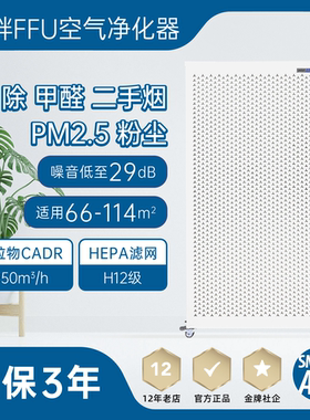 大胖FFU空气净化器 工业设计 快速净化【1分钟问卷调查立减10元】