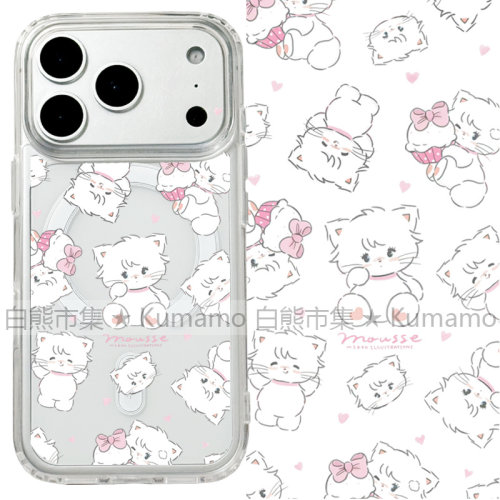 适用iphone17promax苹果16手机壳MagSafe磁吸15支架14透明甜品mikko少女17可爱18promax小猫兔子18保护套16e