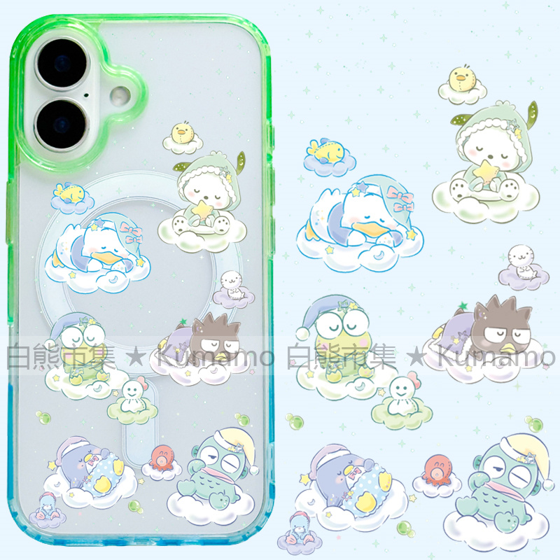 适用iphone17promax苹果17手机壳MagSafe磁吸16渐变15撞色14透明16e保护套华为三星s25ultra酷企鹅丑鱼大眼蛙