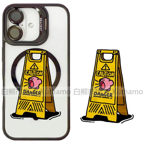 适用iphone17promax苹果17手机壳MagSafe磁吸16镜头支架15透明14星之卡比18promax搞怪13卡通16e趣味保护套12
