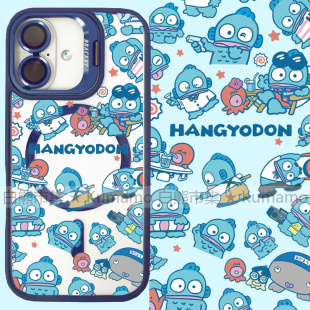 适用iphone17promax苹果17手机壳MagSafe磁吸15镜头支架14透明13人鱼汉顿25ultra卡通12丑鱼16e章鱼16保护套