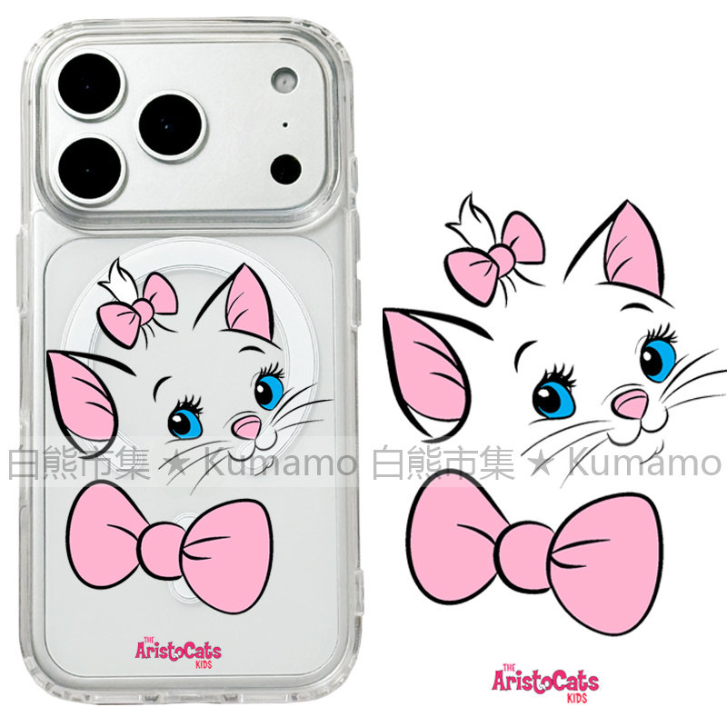 适用iphone17promax苹果17手机壳MagSafe磁吸15支架14透明13玛丽猫16蝴蝶结26ultra卡通猫咪女17pro保护套17e