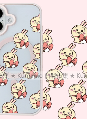 适用iphone17promax苹果16手机壳MagSafe磁吸15支架14透明13吉伊卡哇25ultra乌萨奇12女16e保护套17/7/8plus