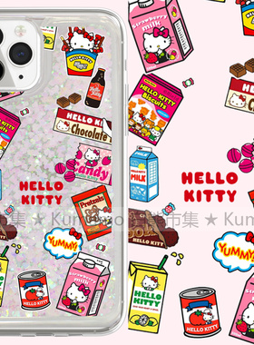 适用iphone16promax手机壳15苹果16三星25ultra小米流沙oppovivo透明14保护套13吃货kitt猫kt猫12零食16e饮料