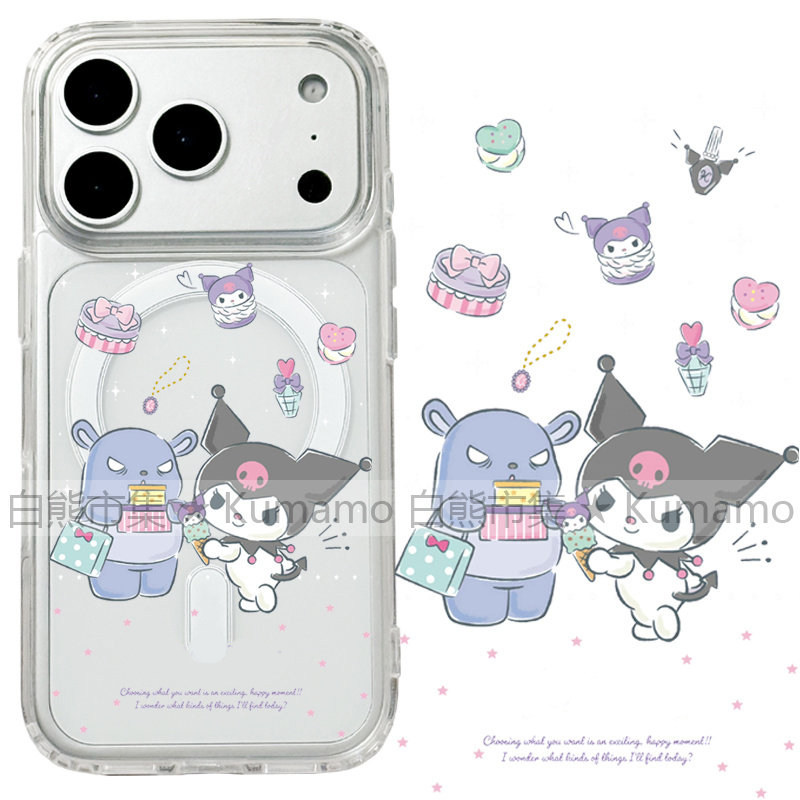 适用iphone17promax苹果16手机壳MagSafe磁吸15支架14透明13雪糕库洛米17日系25ultra少女ins风12保护套16e