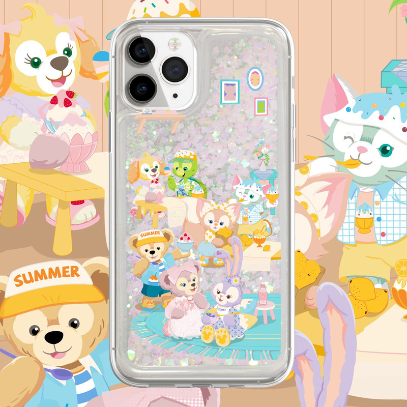 适用iphone16promax手机壳15苹果16三星23ultra华为oppovivo保护套13软14流沙吃货冰沙甜品达菲玲娜贝儿饼饼