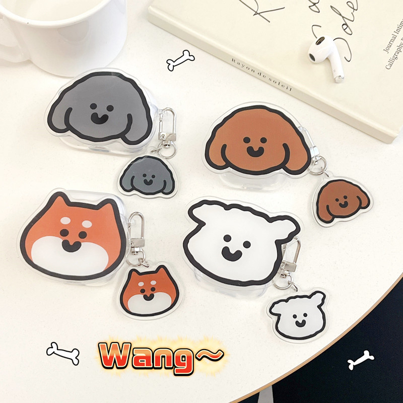 适用苹果无线蓝牙耳机AirPods1/2保护壳pro保护套pro2透明3代tpu软亚克力天使玉桂狗库洛米美乐蒂挂件保护套