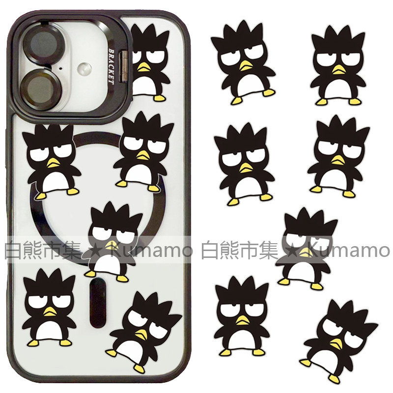 适用iphone17promax苹果17手机壳MagSafe磁吸16镜头支架15透明14酷企鹅企鹅25ultra卡通13卡通女16e保护套12