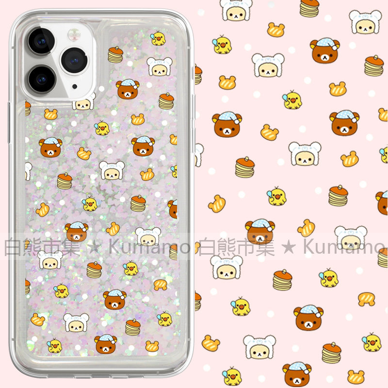 适用iphone16promax手机壳15苹果16三星25ultra小米流沙oppovivo透明14保护套13拉拉熊12轻松熊11卡通小鸡16e