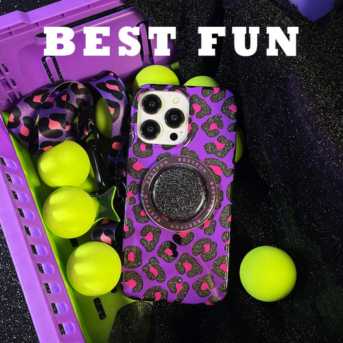 BESTFUN原创设计暗黑欧美豹纹新款iphone16promax手机壳磁苹果15promax轻奢高级感14手机壳