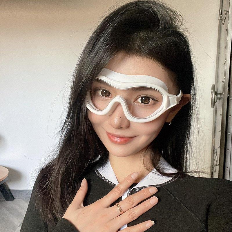 大框泳镜高清防水防雾专业女士