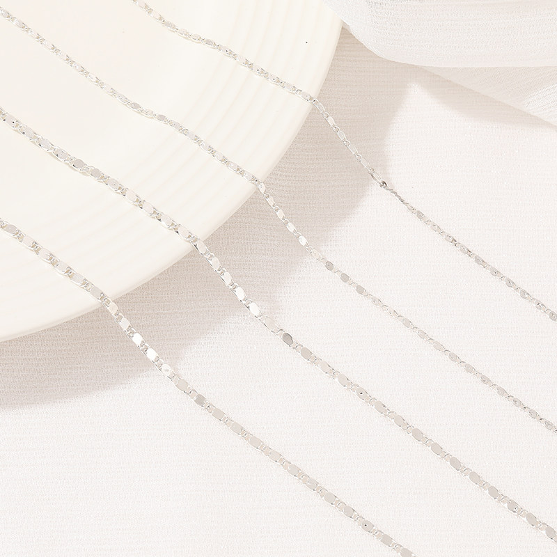 COPPER PLATING S  COLOR-KEEPING WELDING DISC CHAIN LOOSE CHAIN ACCESSORIES HANDMADE ACCESSORIES DIY NECKLACE BRACELET MATERIAL