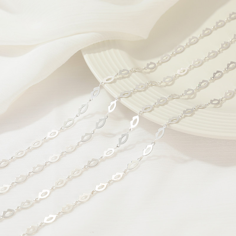 TONGDU S COLOR-RETAINING LIP CHAIN NECKLACE CHAIN HANDMADE DIY CHAIN BRACELET EXTENSION CHAIN EAR ACCESSORIES ACCESSORIES