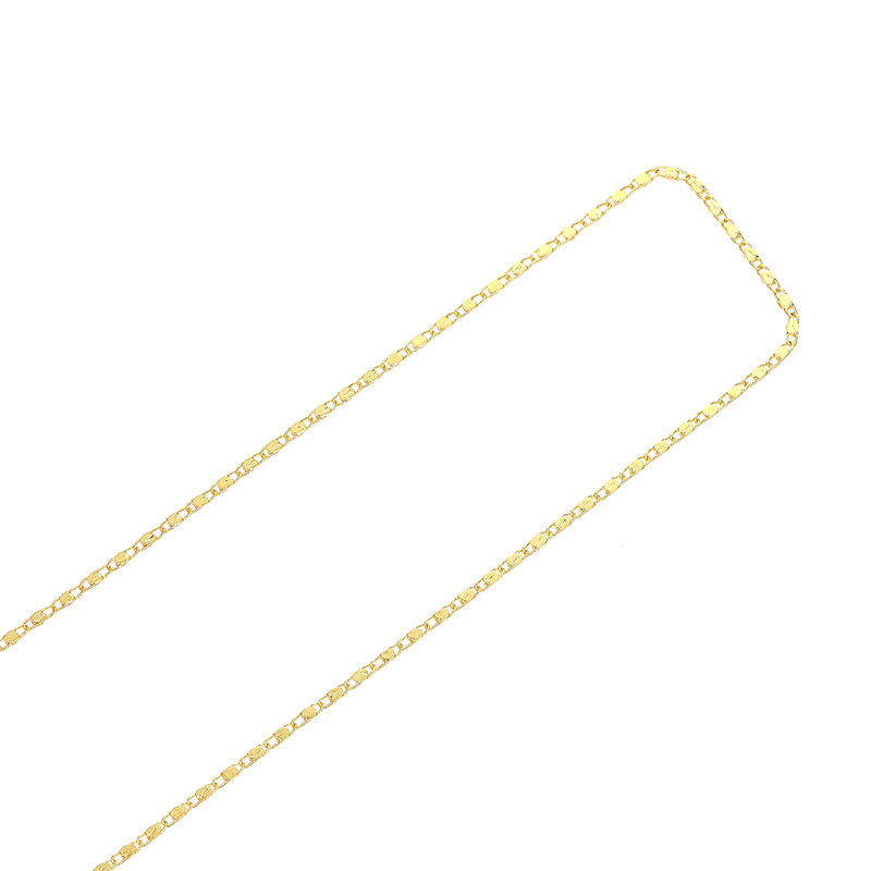 COPPER PLATING 14K REAL GOLD COLOR-RETAINING WELDED DISC CHAIN DIY NECKLACE LOOSE CHAIN BRACELET ACCESSORIES MATERIAL HANDMADE ACCESSORIES