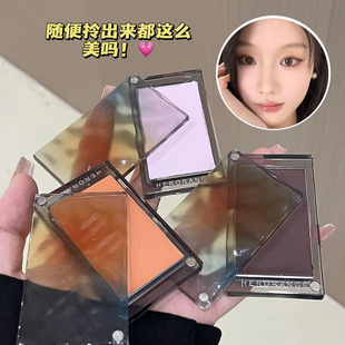 胭脂HERANGE HERORANGE498光影迷踪腮红面中凹陷提亮膨胀收缩哑光