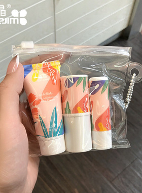 诗晶SHIJING水润保湿润唇膏护手霜润肤棒三支装组合护肤套装护理