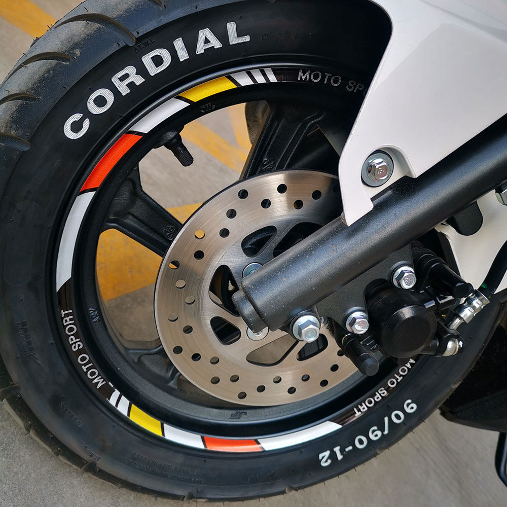 适用铃木uy125改装车贴纸个性轮毂贴画uu125轮毂贴减震防水反光贴