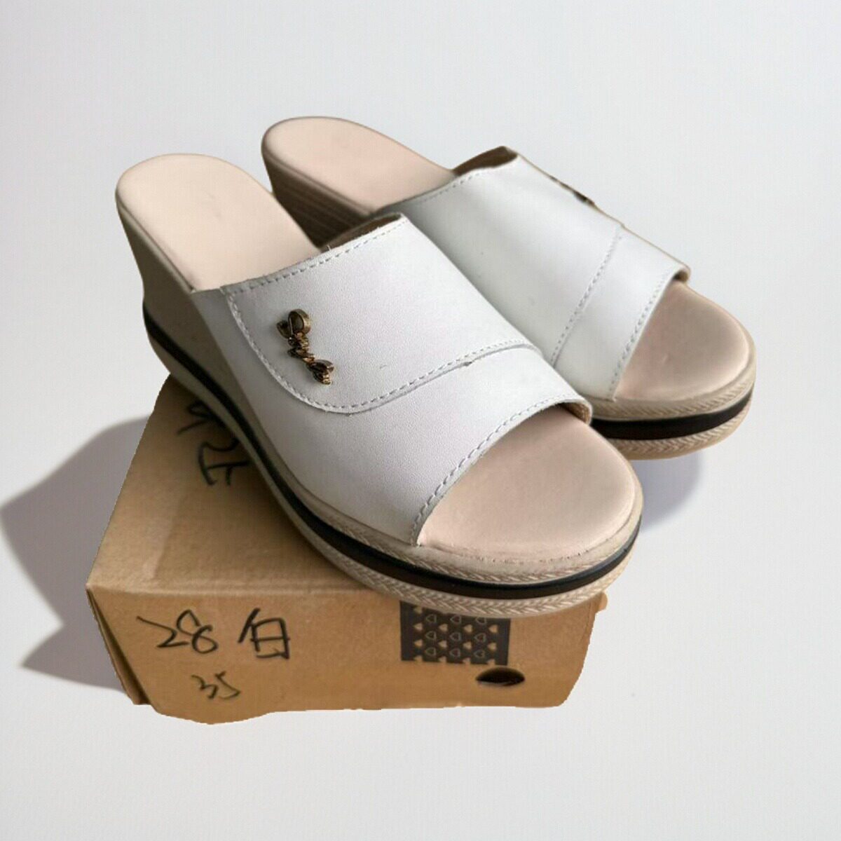 【微瑕 介意慎拍】清仓高跟塑料拖鞋女夏潮家用室内凉拖