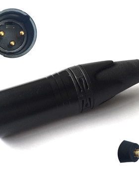 YPA C4XLR 适配器 转换DPA话筒 用于调音台 声卡 AMP 3针XLR(P48)