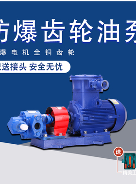 KCB齿轮泵防爆齿轮油泵配铜齿轮大流量三相380V汽油抽油泵自吸泵