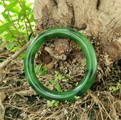 {满目琳琅}隆和斋新疆和田碧玉手镯籽料白玉镯子圆条天然多款 超值