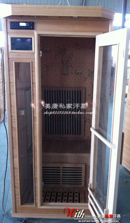 厂家直销 单人铁杉频谱能量屋/远红外光波浴房/电气石汗蒸房