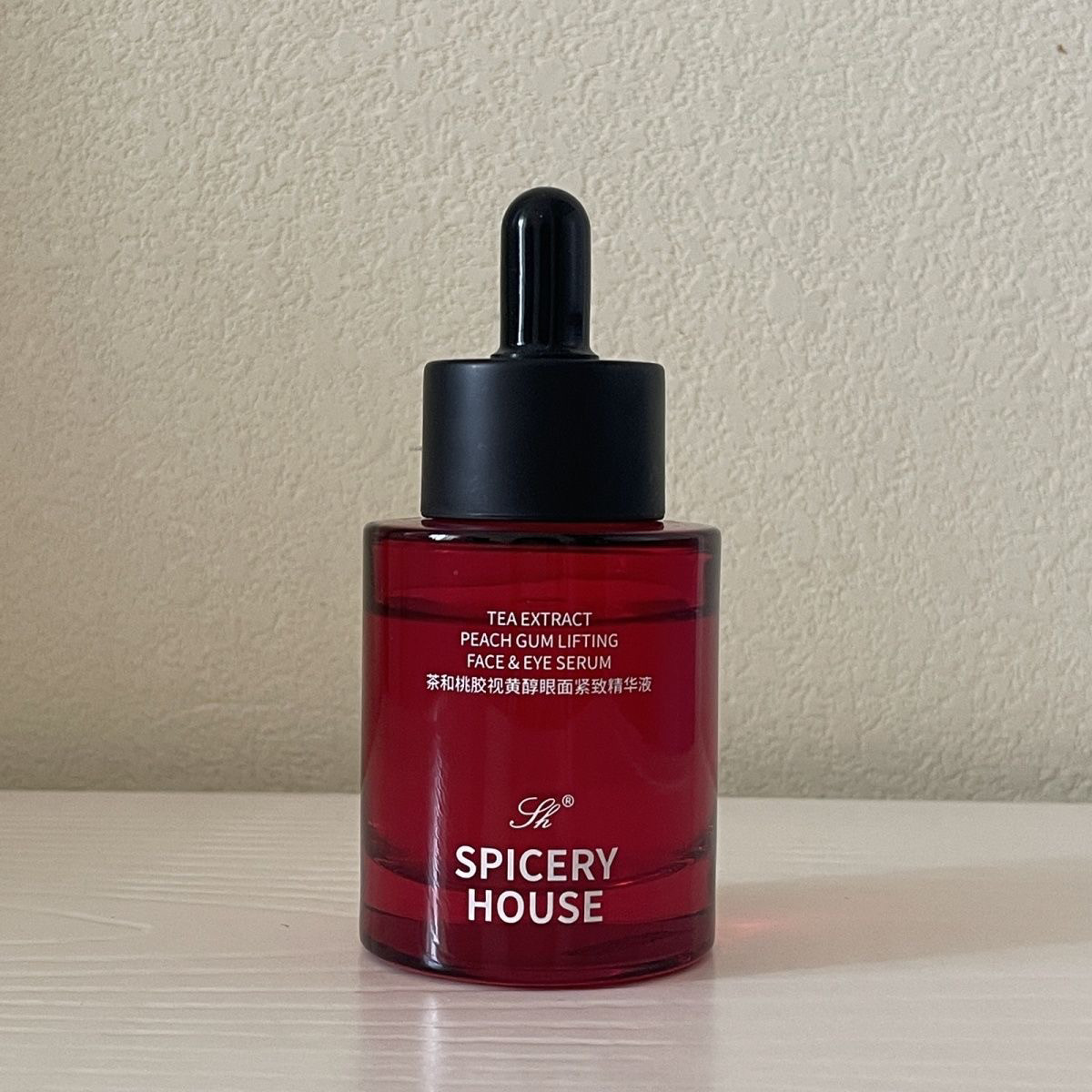 芳香世家茶核桃胶视黄醇眼面紧致精华液高浓度桃胶 抗皱40ml