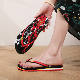 女人字拖鞋 越南平仙休闲舒适轻便时尚 防滑夏季 沙滩日常逛街夹脚鞋