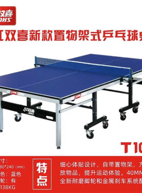 红双喜T1010室内标准可折叠移动