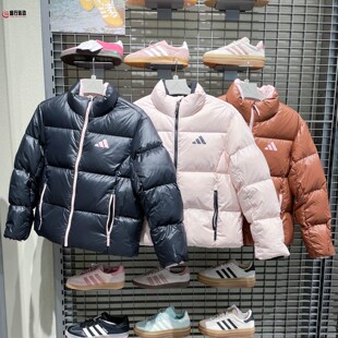 阿迪达斯女子2025冬新款拒水防风暖芯羽绒服KQ5506 KQ5507 KQ5508