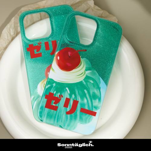 艺术家授权闪粉镭射苹果日系复古