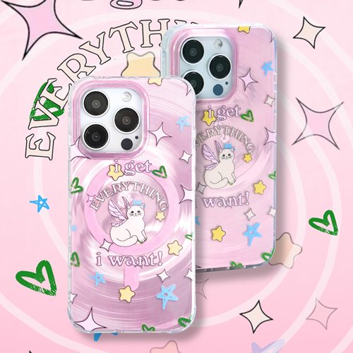 梦幻流光许愿仙女猫猫粉艺术日韩