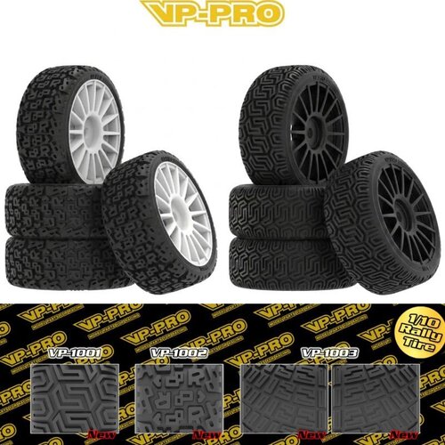 Vp pro 1001/02/03 1/10拉力轮胎 高抓耐磨 12mm接合器