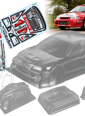 1/8 Lancer Evolution 6 WR006 透明PC车壳轴距300/宽230mm运费6