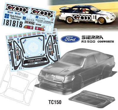 1/10 福特 Sierra RS500 TC150  透明PC 190mm 附灯杯 运费6元