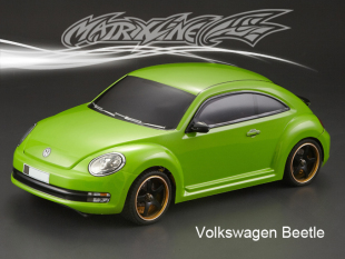 甲壳虫带灯杯 拉力漂移PC车壳 经典 复古苹果绿XV01 PTG XV02