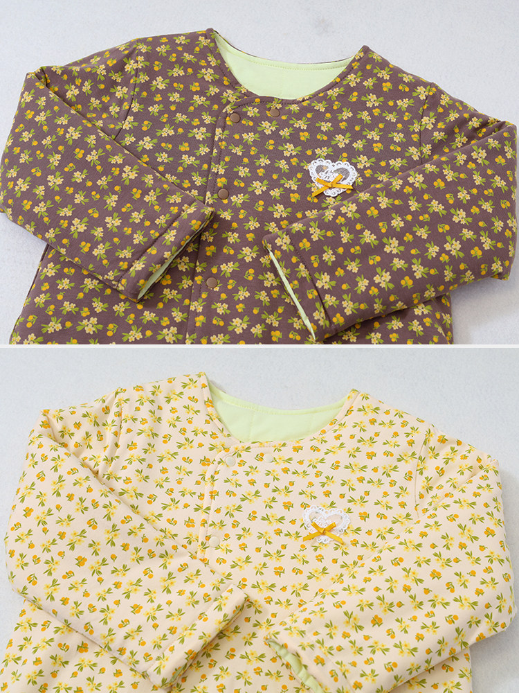 BABY PADDED TOPS AUTUMN AND WINTER BABY WARM CLOTHES CHILDRENS UNDERWEAR AUTUMN CLOTHES WOMENS COTTON CLOTHES MIDDLE AND LARGE CHILDREN WEAR THICKENED