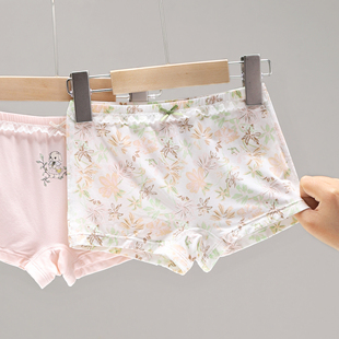 女孩平角安全裤 儿童内裤 不夹屁股女童夏季 莫代尔薄款 大童四角短裤