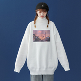 中性冬季宽松百搭毛衣男女潮流针织衫新潮M6913P65控78加绒P75，男装针织衫/毛衣，电商A268