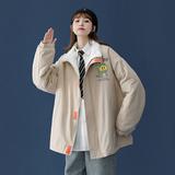 中性冬季潮流立领恐龙宽松棉衣夹克男女情侣外套MJK251P85，男装夹克，电商A268