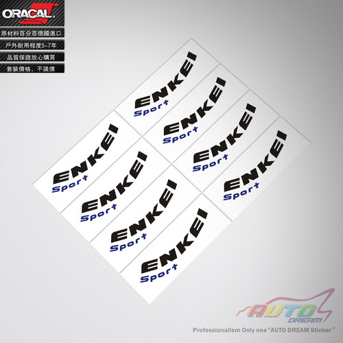 适用于Enkei RC-G4 wheel decal sticker轮毂轮圈改装车贴纸贴花