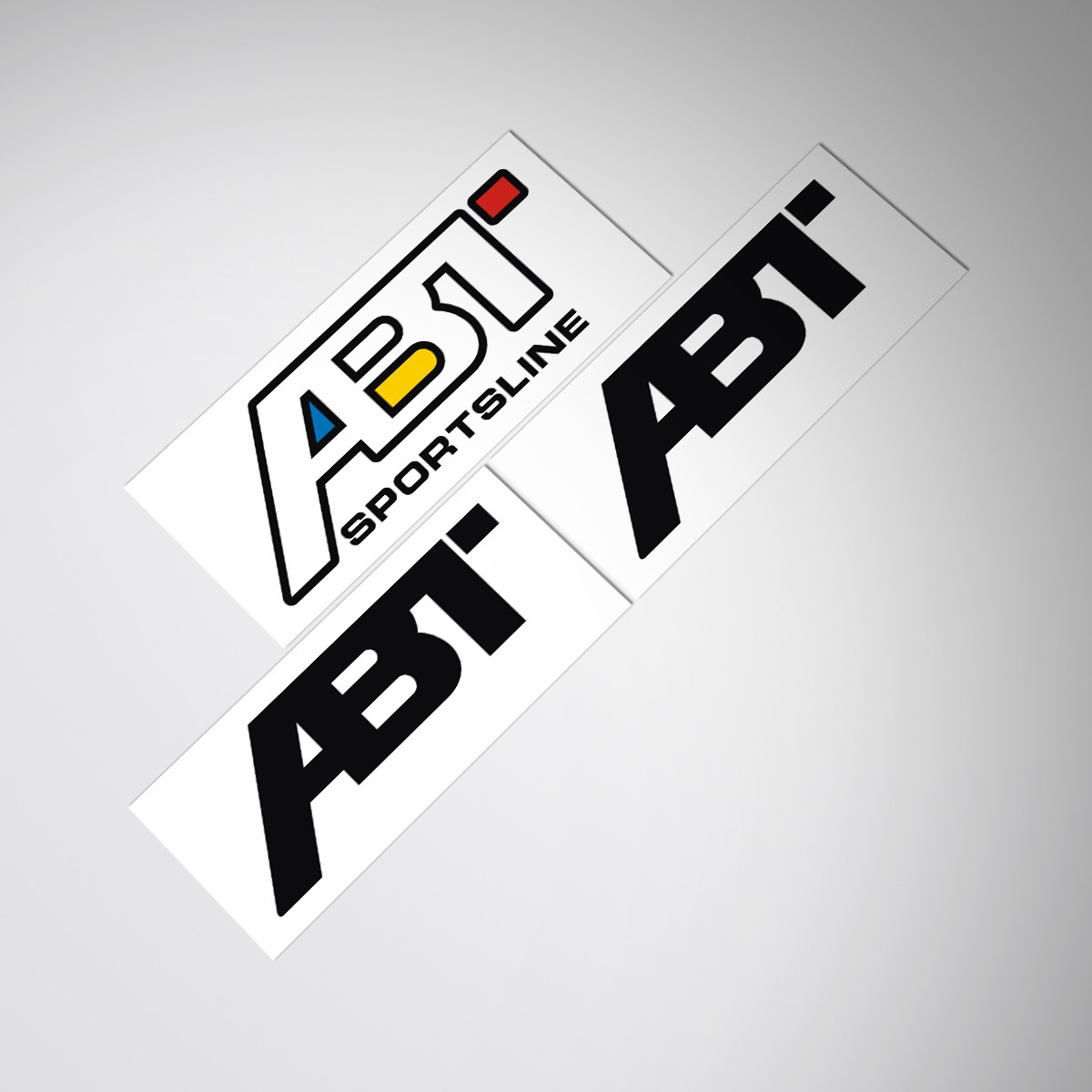 适用ABT sticker decal大众奥迪ABT改装车贴纸汽车三角窗玻璃贴纸