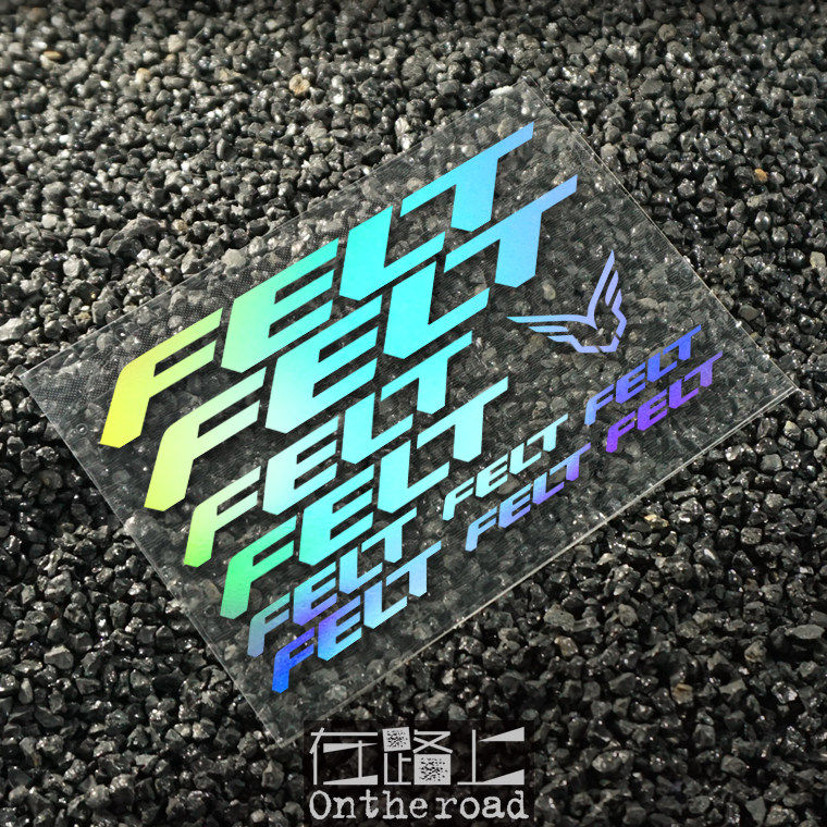FELT山地车套贴自行车公路车车架贴纸 环法车贴花雕刻镂空DIY反