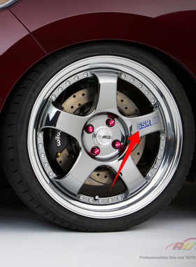 ssr sp1 wheel sticker decal ssr轮毂车贴纸轮圈车贴花胎铃车贴
